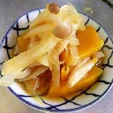 新玉ねぎたっぷりの　カボチャ煮